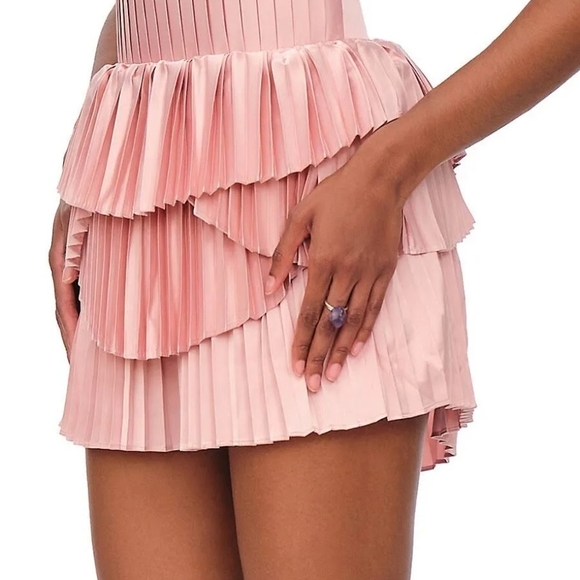 Andrea Iyamah Pearl Pink Top & Pleated Skort Set (Nwt/Pre-loved) - Picture 4 of 11